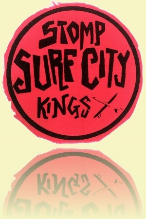 Surf City cloth patch Early 1960s Mick Mock Collection++