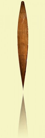 Toothpick John K McLennan, Sydney, 1946, maple, silky oak, varnished marine ply<br>  Australian National Maritime Museum. Purchased with USA Bicentennial Funds++