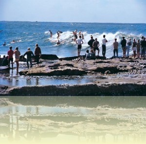 Surfers at Dee Why Point, Ron Perrott, 1960s. Courtesy and © Estate of Ron Perrott++