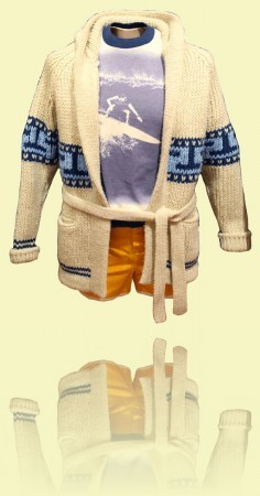 Mexican cardigan Crystal Cylinders, 1974–80 Vintage <br>Surf and Skate Emporium++