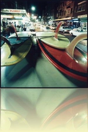 Surfboards, Darlinghurst Road, Kings Cross Wesley Stacey, 1970–71 Rennie Ellis Photographic Archive. © Wesley Stacey++