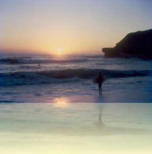 Dawn surf at Warriewood Beach, Shane Egan, 1972. Courtesy and © Shane Egan++