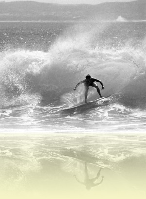 Unknown surfer, Cronulla Point, Bob Weeks, 1961. Courtesy and © Bob Weeks++