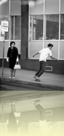 Skateboarder, Bob Weeks, 1965. Courtesy and © Bob Weeks++