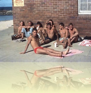 Boys at Dee Why, Ron Perrott, c1960s. Courtesy and © Estate of Ron Perrott++