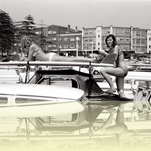 Bondi car park, Ron Perrott, c1960. Courtesy and © Estate of Ron Perrott++