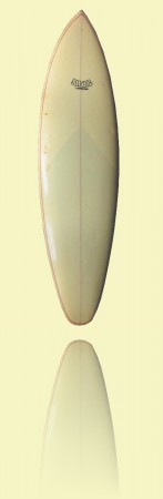 Shane Standard Shane Surfboards, Brookvale, c1974, foam, fibreglass and resin <br>Courtesy Steve Abbott++