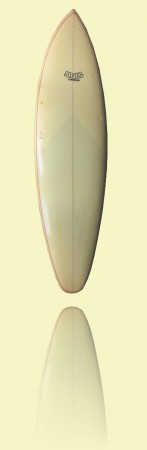 Shane Standard Shane Surfboards, Brookvale, c1974, foam, fibreglass and resin <br>Courtesy Steve Abbott++