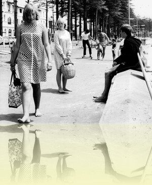 Manly promenade, Kenneth Clifford, c1968. Courtesy Dale Egan. © Beverley Clifford++