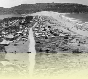 Camping area, Palm Beach Caravan Park Photographer unknown, c1950 Warringah Library ++